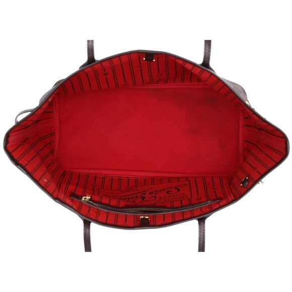 Louis Vuitton Neverfull MM Tote Bag N51105 Ebene Damier Canvas - Picture 9 of 9